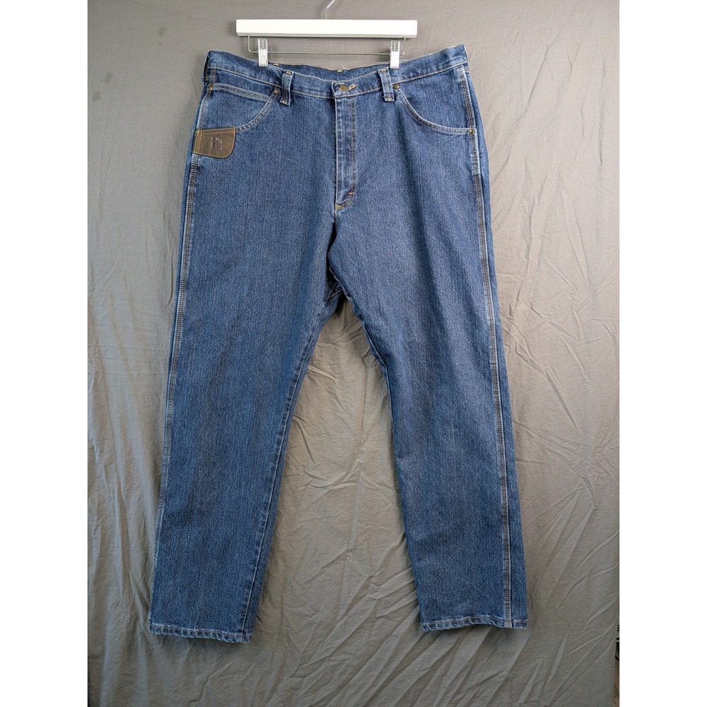 Wrangler RIGGS Workwear Mens 40x34 Blue Denim Carpenter Jeans